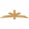 Ekena Millwork Alberta Rough Sawn Timber Gable Bracket, Western Red Cedar, 84"W x 24"H x 6"D x 6"F, 7/12 Pitch GBW084X24X0606ALB00RWR - alternate 1